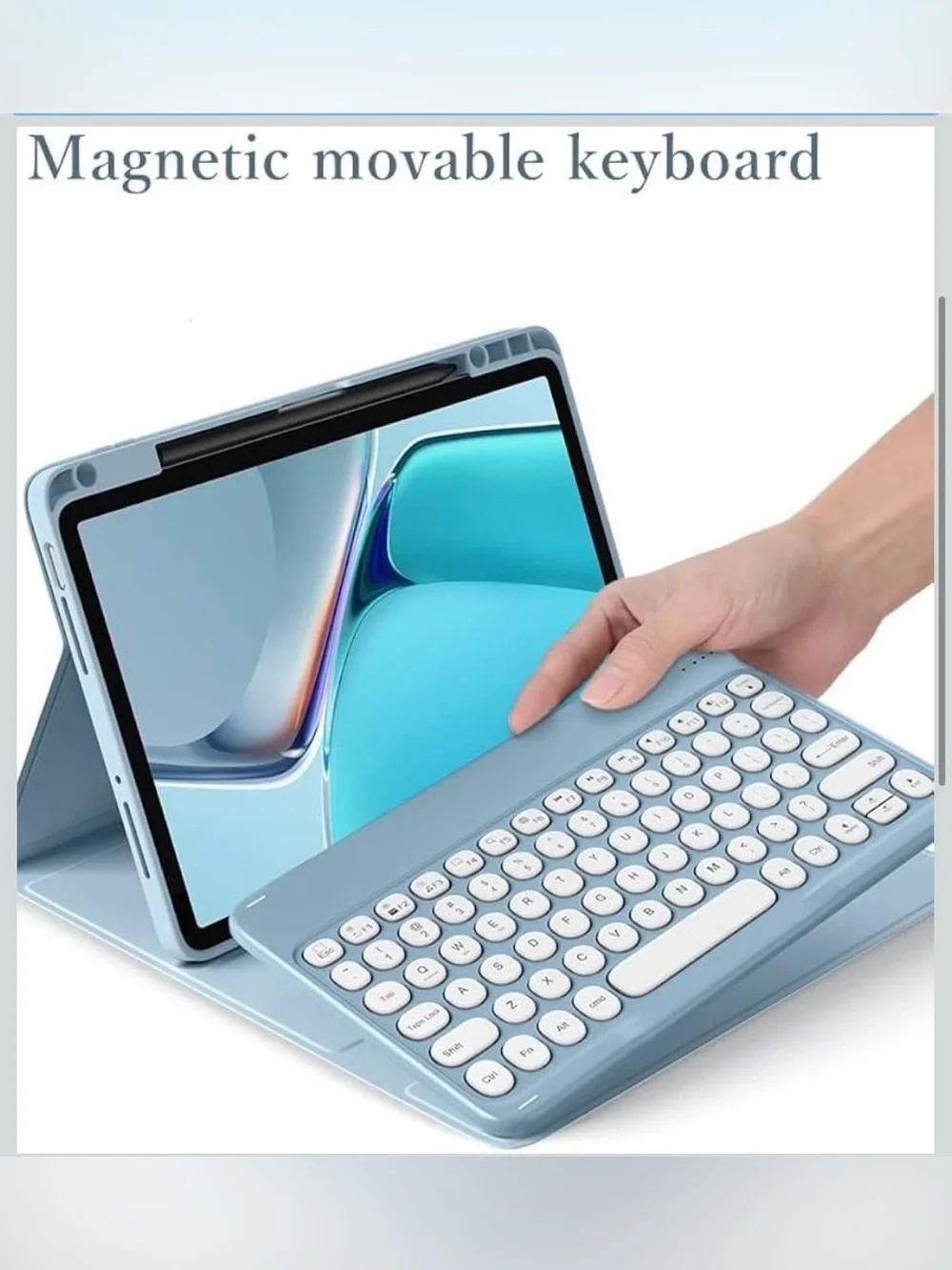 Keyboard Case for iPad 9th/8th/7th Generation/Air3/Pro10.5 with Touchpad/Pencil